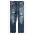 thumbnail image 1 of KIDSCOOL SPACE Jeans pour Garçons, Bande Élastique Intérieure, Pantalon en Denim Doux Extensible Déchiré, 11-12 Ans, 1 of 6