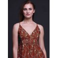 thumbnail image 2 of Bimba Bird Printed Adjustable Spaghetti Strap Long Maxi Dress Summer Beachwear-X-Large, 2 of 5
