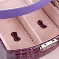 thumbnail image 3 of Greensen 3 Layers Jewelry Necklace Ring Storage Box Case Lady Gift Home Supplies ,Jewelry Box, 3 Layers Jewelry Box, 3 of 8