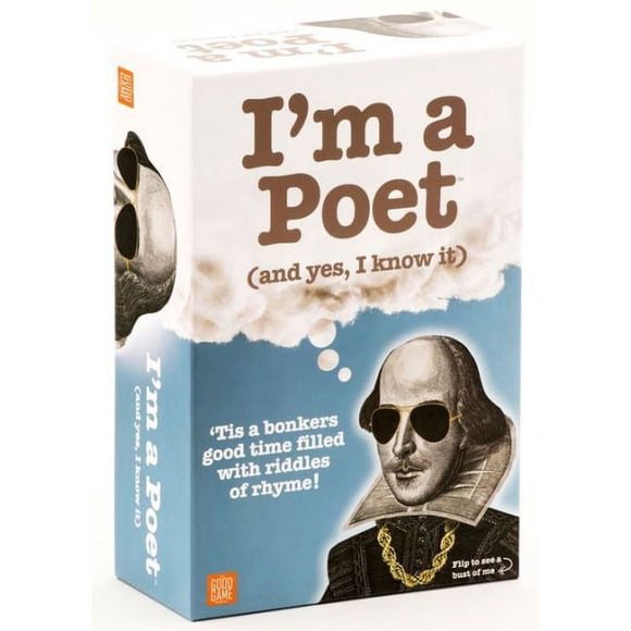 THE GOOD GAME Co. Je Suis un Poète (et Oui, Je le Connais) Jeu de Fête