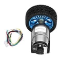 thumbnail image 1 of Tbest Encoder Motor Set,DC 12V Encoder Motor,Encoder Motor Set CW CCW Shaft DC Gear Motors with Bracket Wheel for Balance Car DC12V, 1 of 8