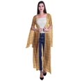 thumbnail image 1 of Moomaya Cardigan Long en Georgette Imprimée pour Femmes, Vêtements de Plage, Cache-Maillot, 1 of 5