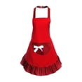 thumbnail image 3 of Feltree Bow Apron Restaurant Apron Lovable, 3 of 7