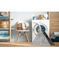 thumbnail image 2 of Ahgly Tapis d'Intérieur Lavable en Machine Carré Gris Carbone, 4 Pieds Carré, 2 of 7