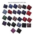 thumbnail image 2 of Male Handkerchief Supple Hand-made Hand Towel Business Wedding Party and practical in Suit Embroidery Pattern Square for Shopping Style 11, 2 of 7