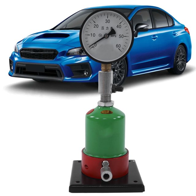 Diesel Tester,Diesel Nozzle Pressure Tester 0-60MPA M12x1.5MM Dual Thread Automotive Tool For Engines