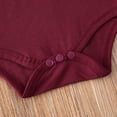 thumbnail image 4 of Newborn Baby Girl Basic Romper Solid Color Ruffle Sleeveless Bodysuit Onesie Clothes Black 12-18 Months, 4 of 7