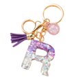 thumbnail image 3 of LYMAYTER Cute Pink Tassel Mug Accessory Initial Letter Charm Keychain - with Tassel, Heart - shaped Sequins, 3 of 7