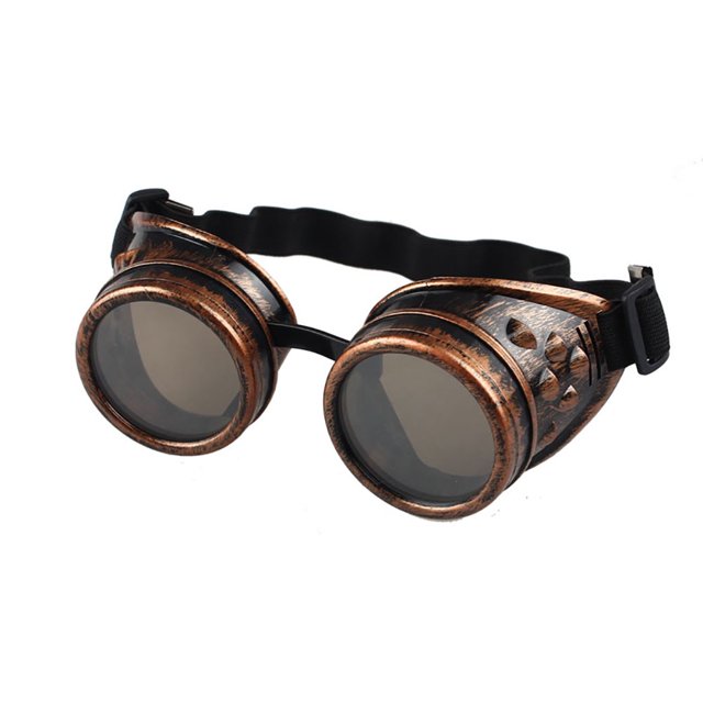 Heavy Metal Steampunk Gothic Style Goggles Welder Glasses Welding Labor Protective Goggles