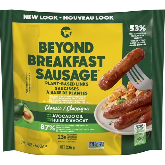 Beyond Breakfast Sausage Plant-Based Links with Avocado Oil, 236g