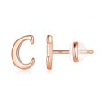 thumbnail image 1 of CHOK Sterling Silver Stud Earrings  14K Gold, 1 of 6