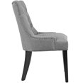 thumbnail image 3 of Modway Regent 20.5" Tufted Fabric & Solid Wood Dining Chair, Light Gray, 3 of 5