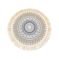 thumbnail image 1 of Light Bohemian Woven Placemat Pad with Tassel Heat Insulation for Kitchen Table and Everyday Use, 1 of 7