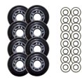 thumbnail image 1 of Patins en Ligne Noirs 72mm 82A + ABEC 9'S, 1 of 1