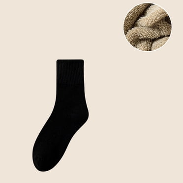 Women's Autumn and Winter Fleece Thickened Warm Socks Stockings Stockings Old Cold Knee Knee Socks