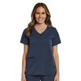 thumbnail image 1 of Maevn MATRIX PRO Women's Contrast Double V-Net Scrub Top [XXS - 3XL, FREE SHIPPING], 1 of 1