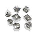 thumbnail image 2 of Amdohai 24 Pcs Emporte-Pièces Emporte-Pièce en Acier Inoxydable Moule Emporte-Pièces pour Sandwich Mini Formes Géométriques Emporte-Pièce, 2 of 8