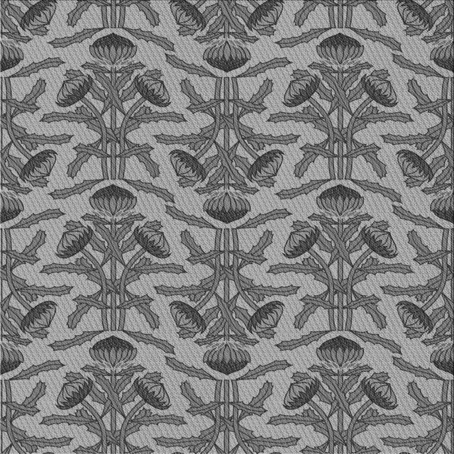 Ahgly Tapis d'Intérieur Lavable en Machine Carré Transitionnel Gris Foncé, 5 Pieds Carré