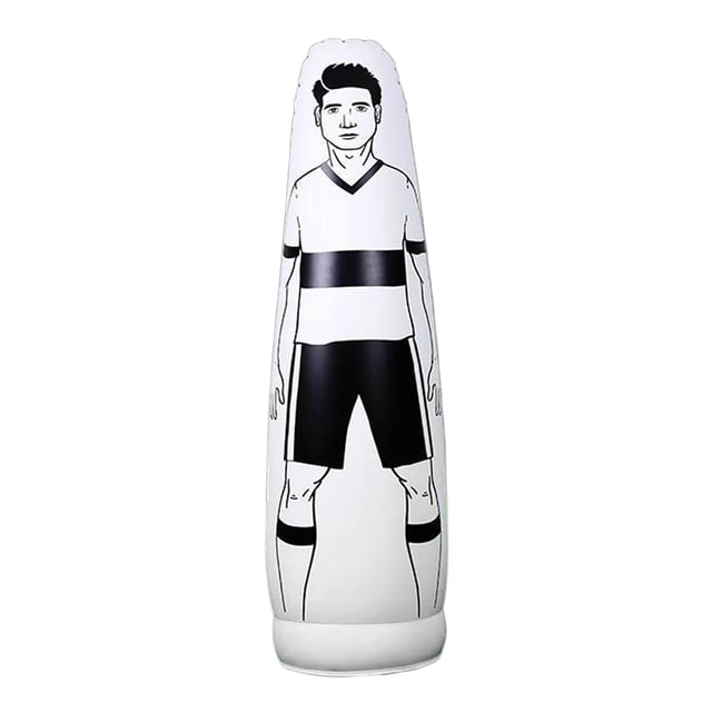 VONKY Inflatable Football Training Dummy for Defender Wall 175cm Durable Boxing yellow Bag Punching white 160cm