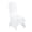 White, variant on Hotel Banquet Chair Cover Elastic Polyester for White Seat Decoration Linen Protector Durable Fit for Event Use