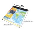 thumbnail image 4 of stanreset Map Case Waterproof PVC Document Stationery Storage Holder Cover Portable Camping Picnic Organizer Pocket with Zipper, 4 of 6