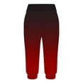 thumbnail image 3 of Yuyuzo Womens Capri Pants High Waisted Drawstring Sweatpants Running Gym Cropped Trousers with Pockets, 3 of 6