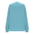 thumbnail image 3 of Tumotour Chandails à Col Rond pour Femmes, Coupe Ample, Uni, Manches Longues, Chandail Doux à Col Rond, Chandails à Capuchon, Mode, Chemisier Léger, Hauts, Vêtements, Confortable, Tenues d'Automne et d'Hiver, Hauts, 3 of 8