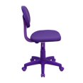 thumbnail image 2 of Purple Fabric Swivel Task Chair, 2 of 6