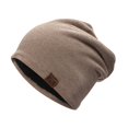 thumbnail image 1 of Confinement Hat All-Match Hedging Cap Plus Velvet Warm Cold Hat Knitted Pile Hat, 1 of 5