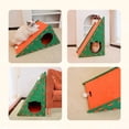 thumbnail image 4 of Hearth & Gear Cat Scratcher Triangular Vertical Integrated Scratching Board With Cat Bed Wear Non Shedding Scratching Pad Against The Wall Cat Climbing Mat For Cats Kids Arts And Crafts Ages 2-5 Boys, 4 of 7