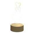 thumbnail image 1 of MesaSe Valenties Day 3D Night Light Creative Novelty LED Decorative Gift Table Lamp, 1 of 10