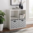 thumbnail image 3 of Gorham 4 Cubby Storage Cabinet in White, 3 of 8