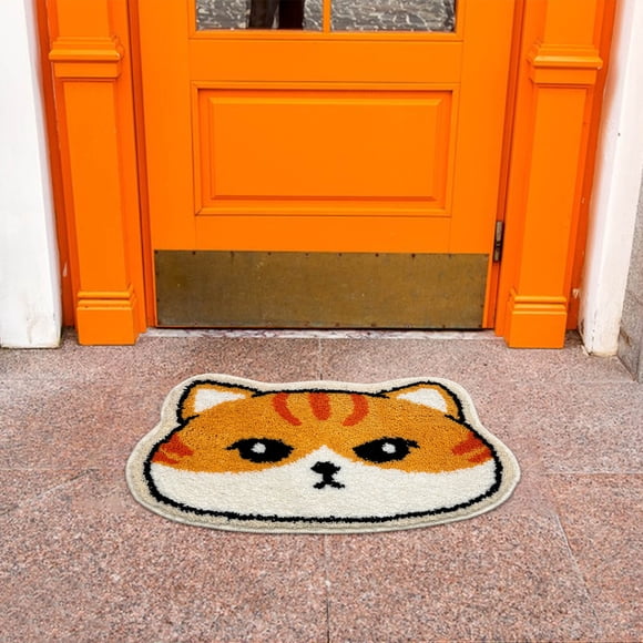 Faux Bath Mat Super Absorbent Non-Bathroom Rug Soft Bedroomde Carpet Home Decorative Floor Mat for Bathroom Kitchen Laundry Room Entryway - Quick Drying Plush Shaggy Mat for Shower Tubnk,
