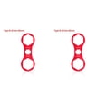 thumbnail image 2 of bedienty Outils de Réparation de Vélo Clé de Fourche avant Alliage d'Aluminium Réparation Retrait Clé Destinée à SUNTOUR XCM/XCR/XCT/RST B Rouge (27mm-28mm) 2Ensemble, 2 of 6