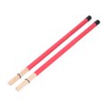 thumbnail image 4 of 2Pcs Drum Brush Drumstick Stick Mallet Bamboo Percussion Tool Instrument Accessory Set Kit, 4 of 8