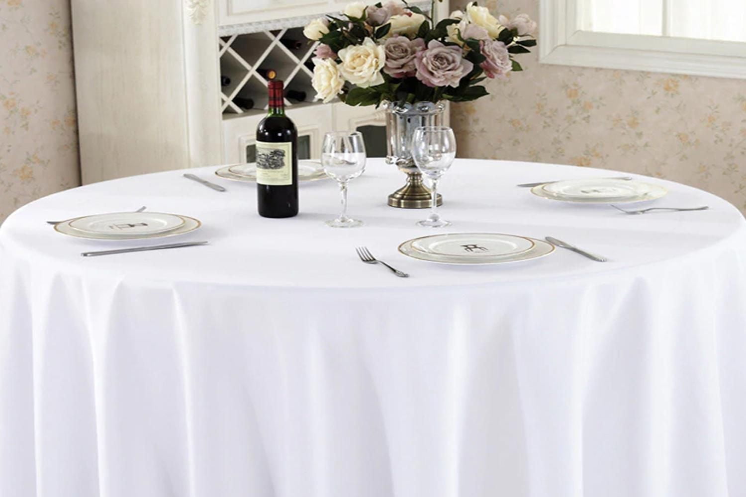 Nappe de table solide 100 % coton Fabstyles Hotel