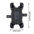 thumbnail image 2 of Car Phone Holder,Cycling Mobile Phone Bracket Motorcycle Bicycle Shockproof Navigation Mobile Phone Bracket,Black, 2 of 2