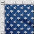 thumbnail image 1 of oneOone Cotton Flex Fabric Rabbit Block Print Fabric By The Yard 40 Inch Wide, 1 of 4