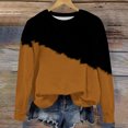 thumbnail image 5 of Besolor Oversized Sweatshirt for Girls Fall Casual Round Neck Long Sleeve Tops Fashion Color Block Outfits, 5 of 5