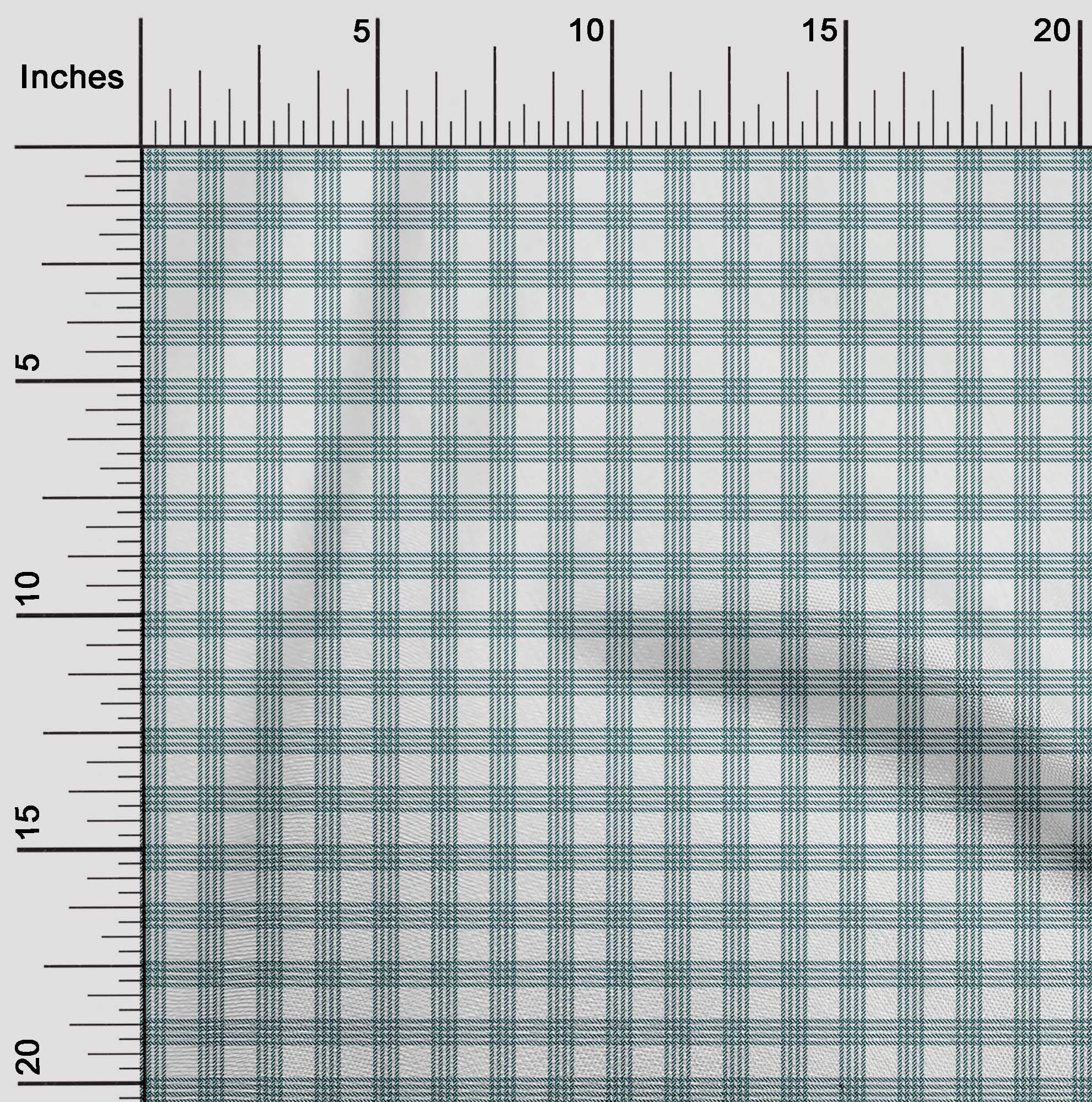 oneOone Cotton Poplin Fabric Gingham Check Fabric Prints By Yard 42 Inch Wide