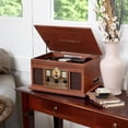 thumbnail image 2 of Victrola Classic Wood Bluetooth Record Player - Mahogany, 2 of 9
