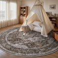 thumbnail image 3 of -Area Rug X Rugs for Living Room- Machine Washable Rug-Soft Living Room Rug-Vintage Non Slip Carpet-Rugs for Bedrooms Dining Room Living Room Office, 3 of 7