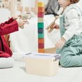 thumbnail image 3 of Beige Plastic Storage Box for Toys and Small Items Ideal for Home Organization 1 Piece, 3 of 9