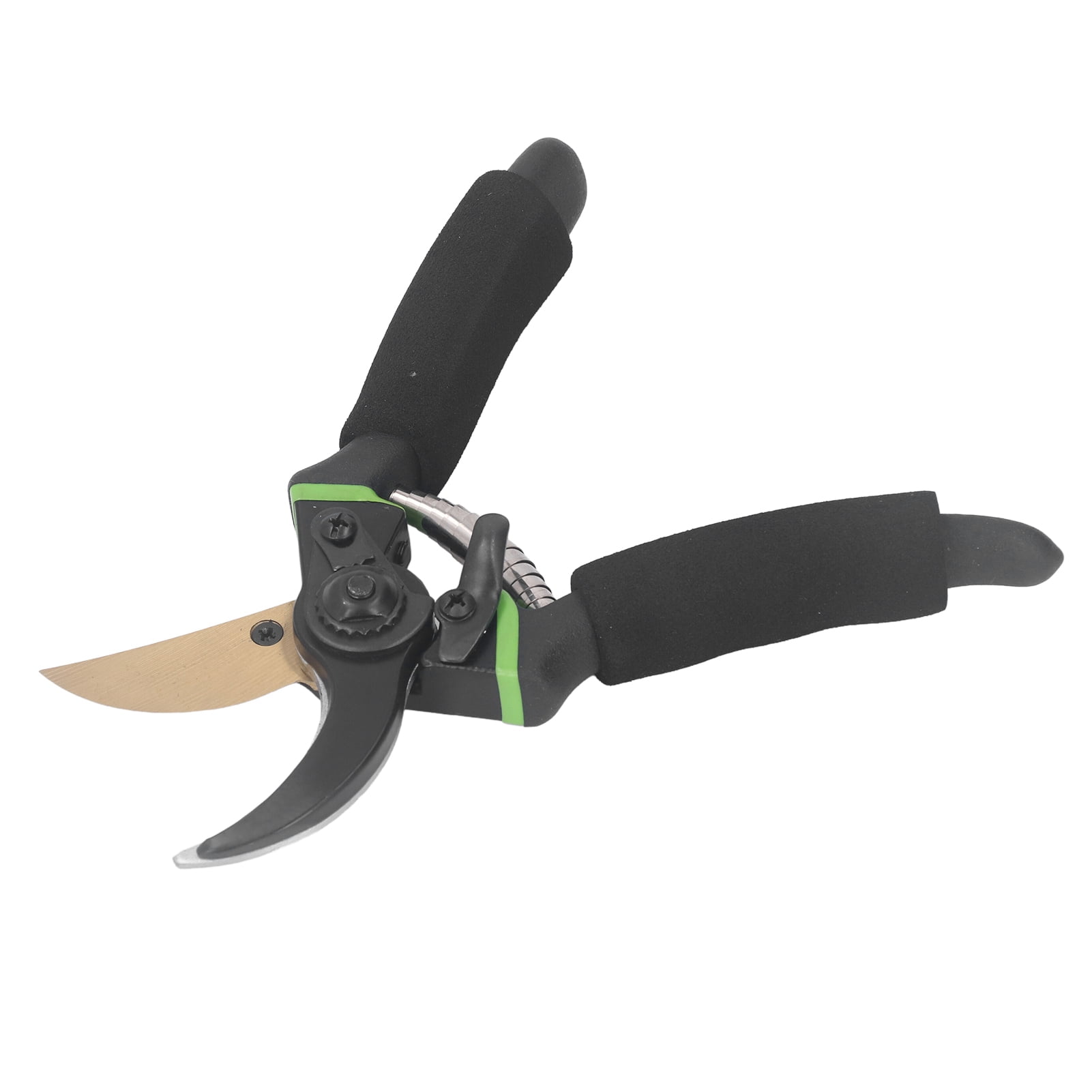 Garden Shears, Pruning Shears Professional High Strength Wear Resistant SK5 Carbon Tool Steel Blades Incisive Non Slip with Safety Lock for Heavy Duty Pruning with Sheath