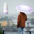 thumbnail image 1 of TIMIFIS Sun Brolly Gradient 6-Fold Umbrella Vinyl Sunscreen-Light Small Mini 50-Fold Sun Umbrella Gift Umbrella Summer Essentials, 1 of 6
