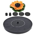 thumbnail image 3 of Solar Fountain Water Pump, Multi Purpose Solar Powered Water Fountain Portable Interesting  For Birdbaths Garden 1,2,3, 3 of 8