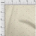 thumbnail image 1 of oneOone Polyester Lycra Fabric Dot & Flower Floral Printed Craft Fabric BTY 56 Inch Wide, 1 of 4