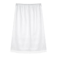 thumbnail image 3 of Venjoe Femmes Dames Long Jupon en Satin Dentelle Demi-Jupon Jupe sous Robe Jupons Rallonge de Robe Blanc m, 3 of 7