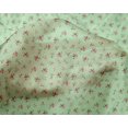 thumbnail image 4 of oneOone Soie Tabby Tissu Feuilles & Rose Fleur Impression Tissu de Couture BTY 42 Pouces de Large, 4 of 4