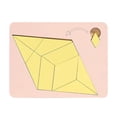 thumbnail image 1 of Triangle Puzzle Solving The Wooden Puzzle Irregular Shape Square Disappearing Triangle Triangulator Brain Teaser Game For And, 1 of 7